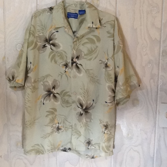 Concepts Short Sleeve Hawaiian Print Shirt Sz L - Picture 2 of 5